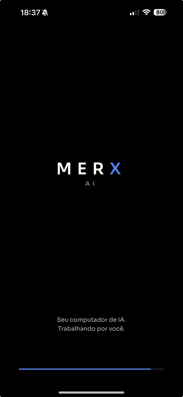 Merx AI App — splash